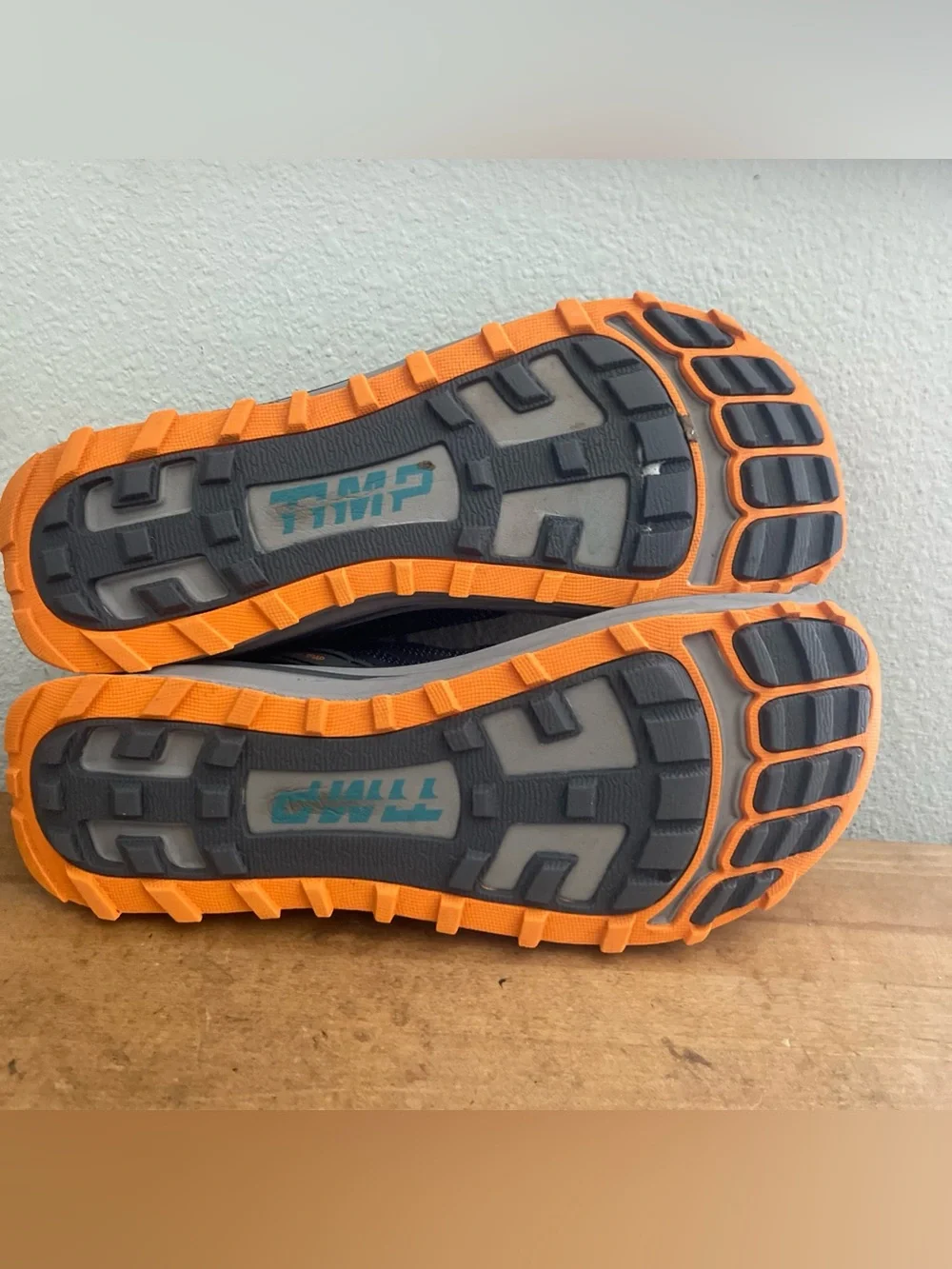 Altra Timp Men's Running Zero Drop Gray Orange Athletic Trail Sneakers Sz 12.5